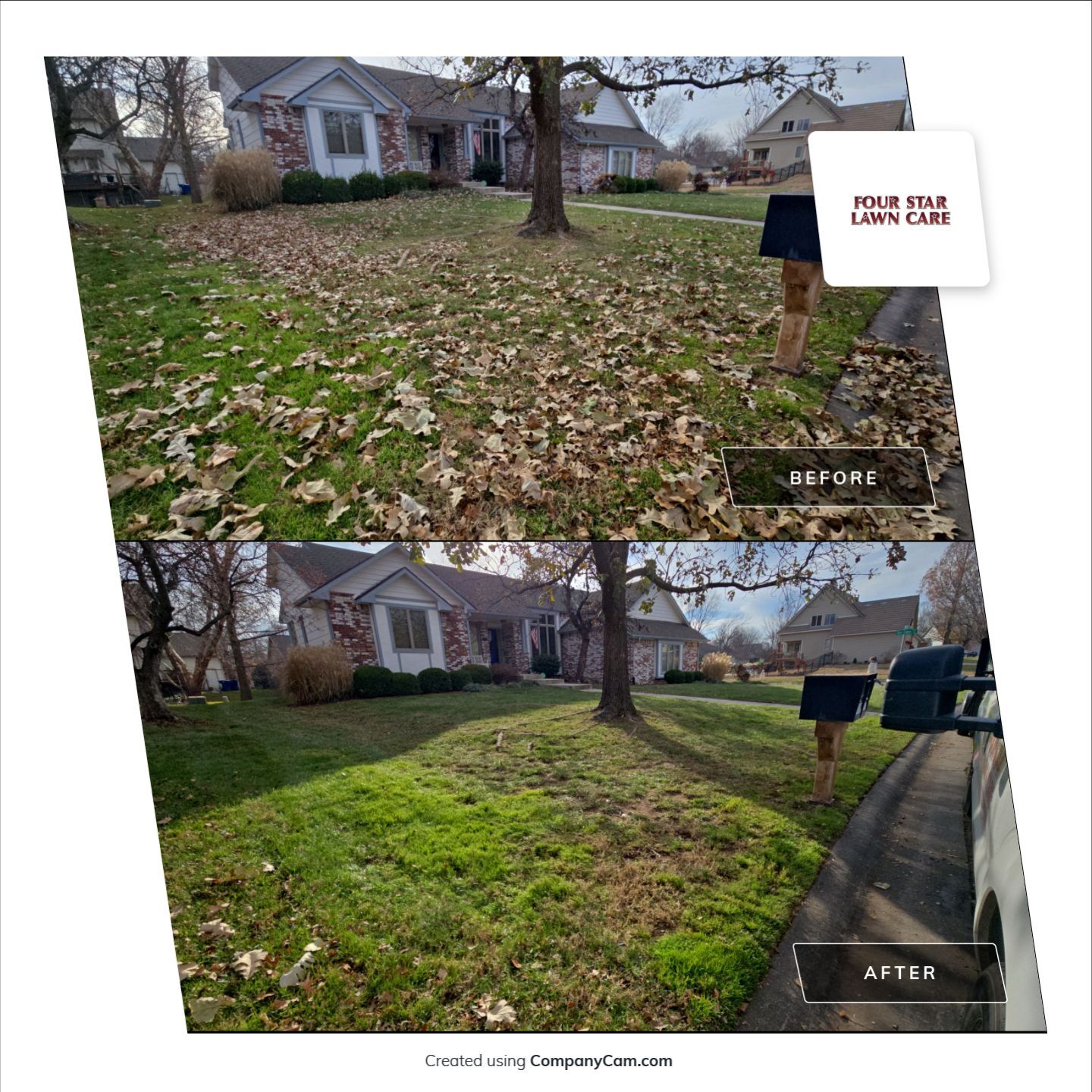 Project in Wichita by Four Star Lawn Care