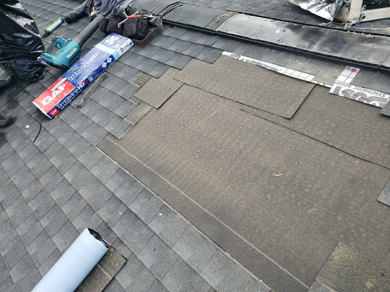 Swamp Cooler Removal using Shingle Repair by The Roof Doctor