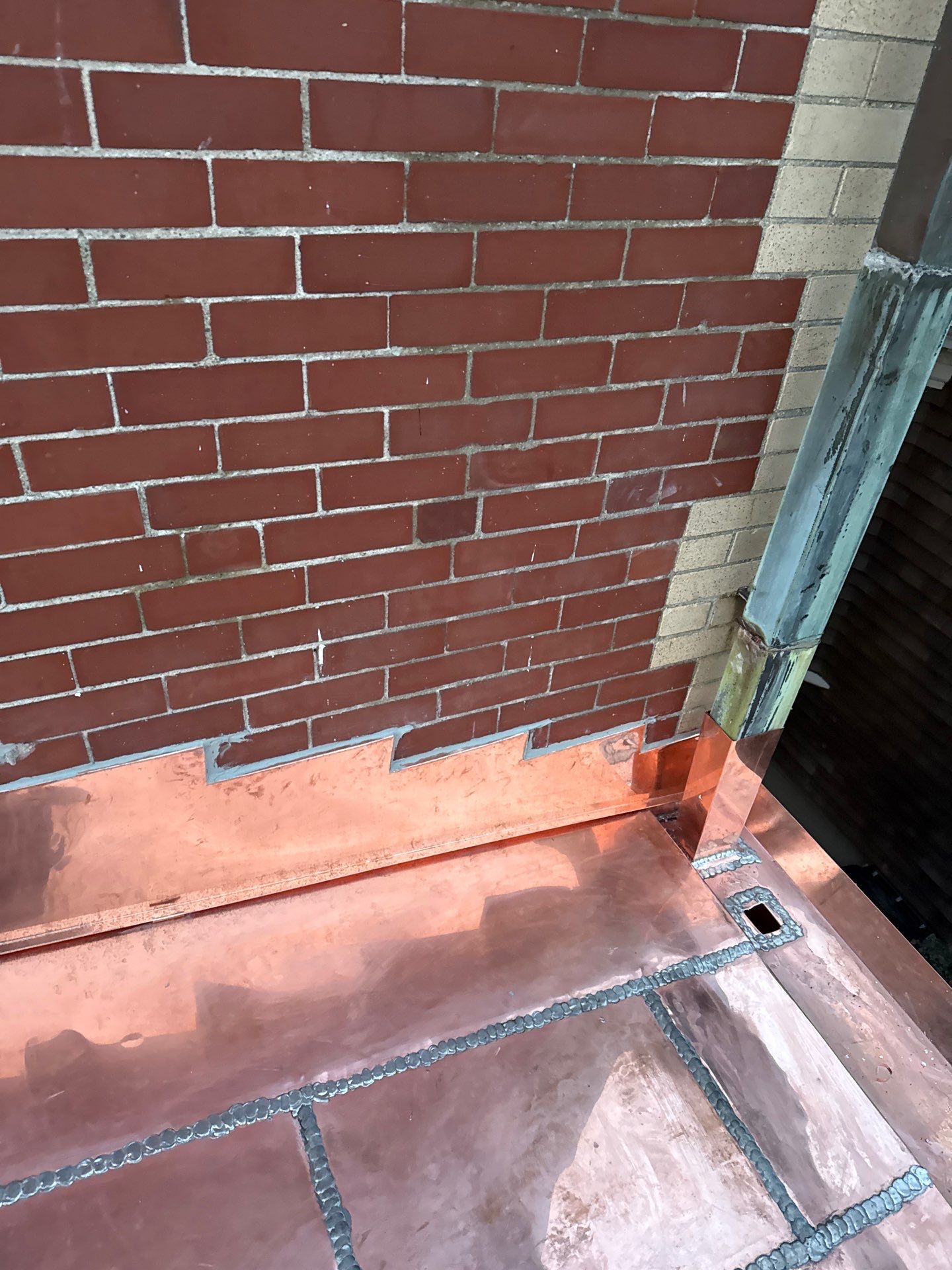 Flat Seam Copper Roof - Newport Residence by Rinaldi Brothers