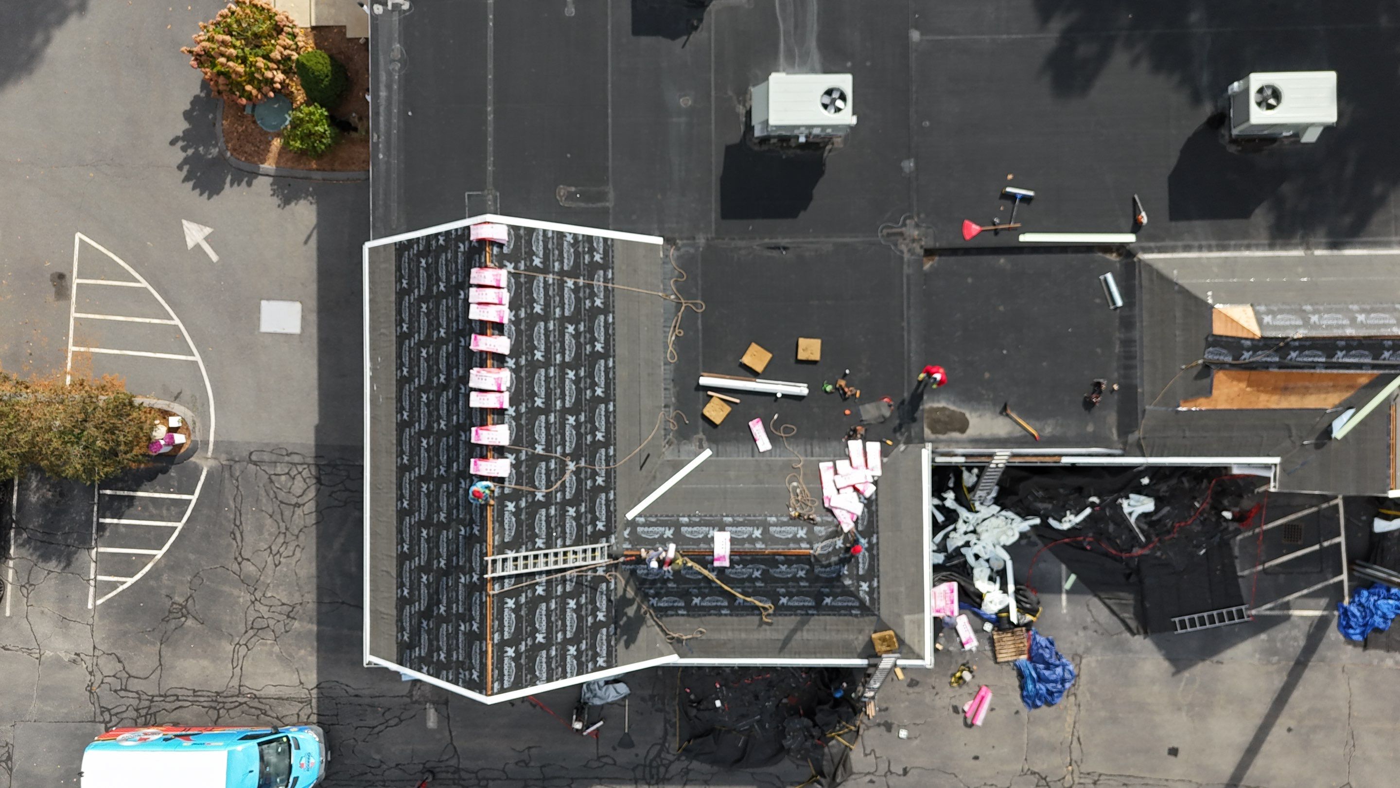 Acton EPDM Roof Edge Reconstruction with Tapered Insulation System by Mighty Dog Roofing of Greater Middlesex County