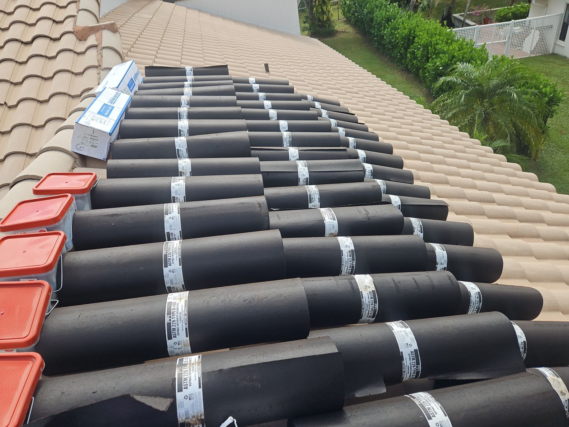 Residential Roofing Installation using 1" Nail strip metal roof by BLUES BROTHERS ROOFING