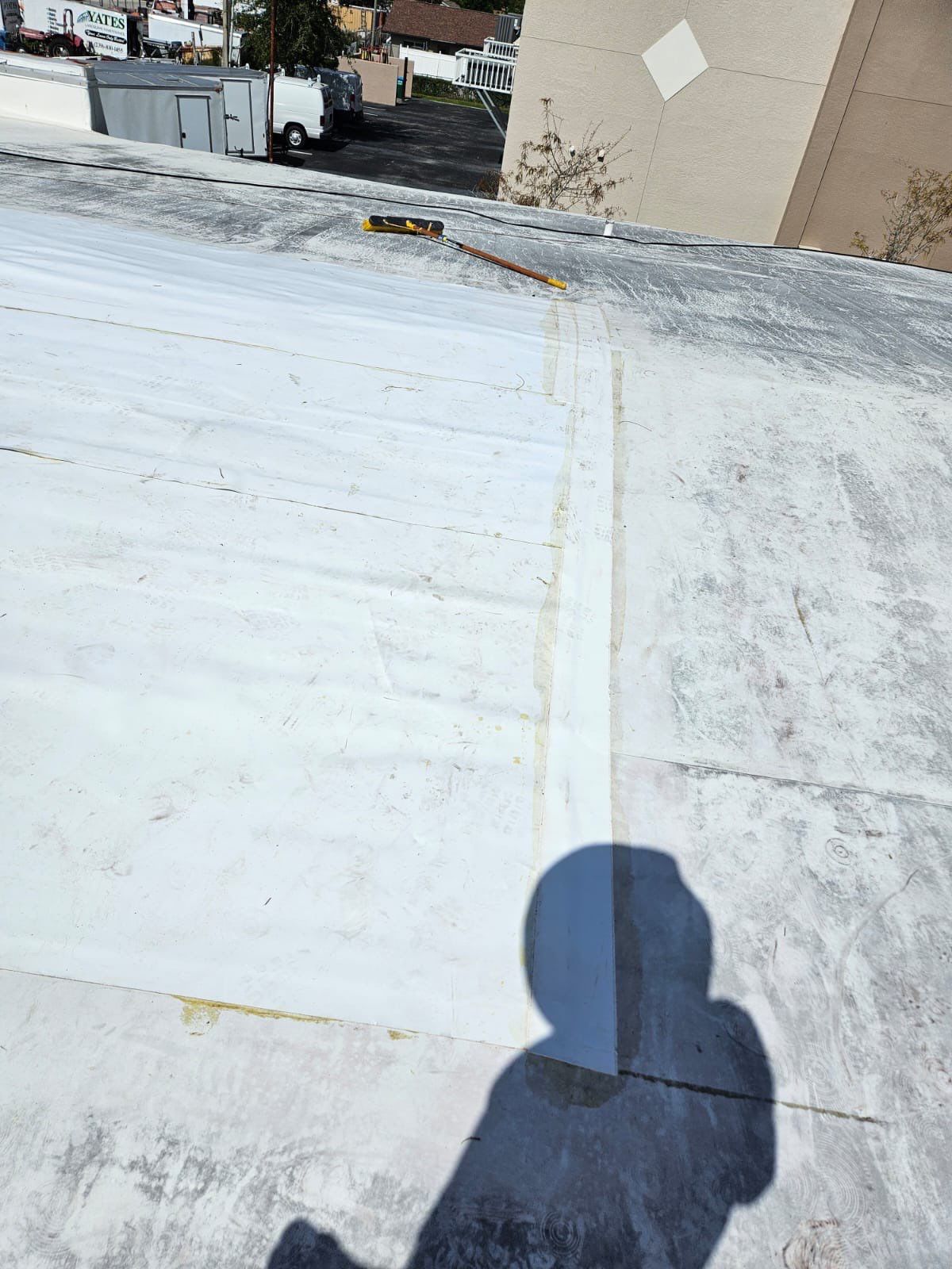 Commercial Roofing Repair using TPO and Metal Decking by Four Peaks Roofing