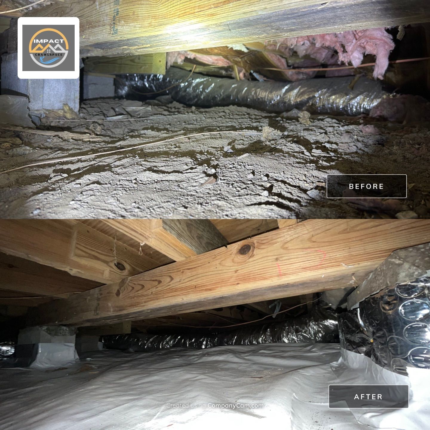 Impact Choice Encapsulation on a low crawlspace. by Impact Crawlspace