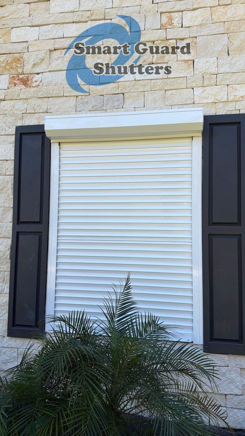 Rolling Shutters in White by Smart Guard Shutters