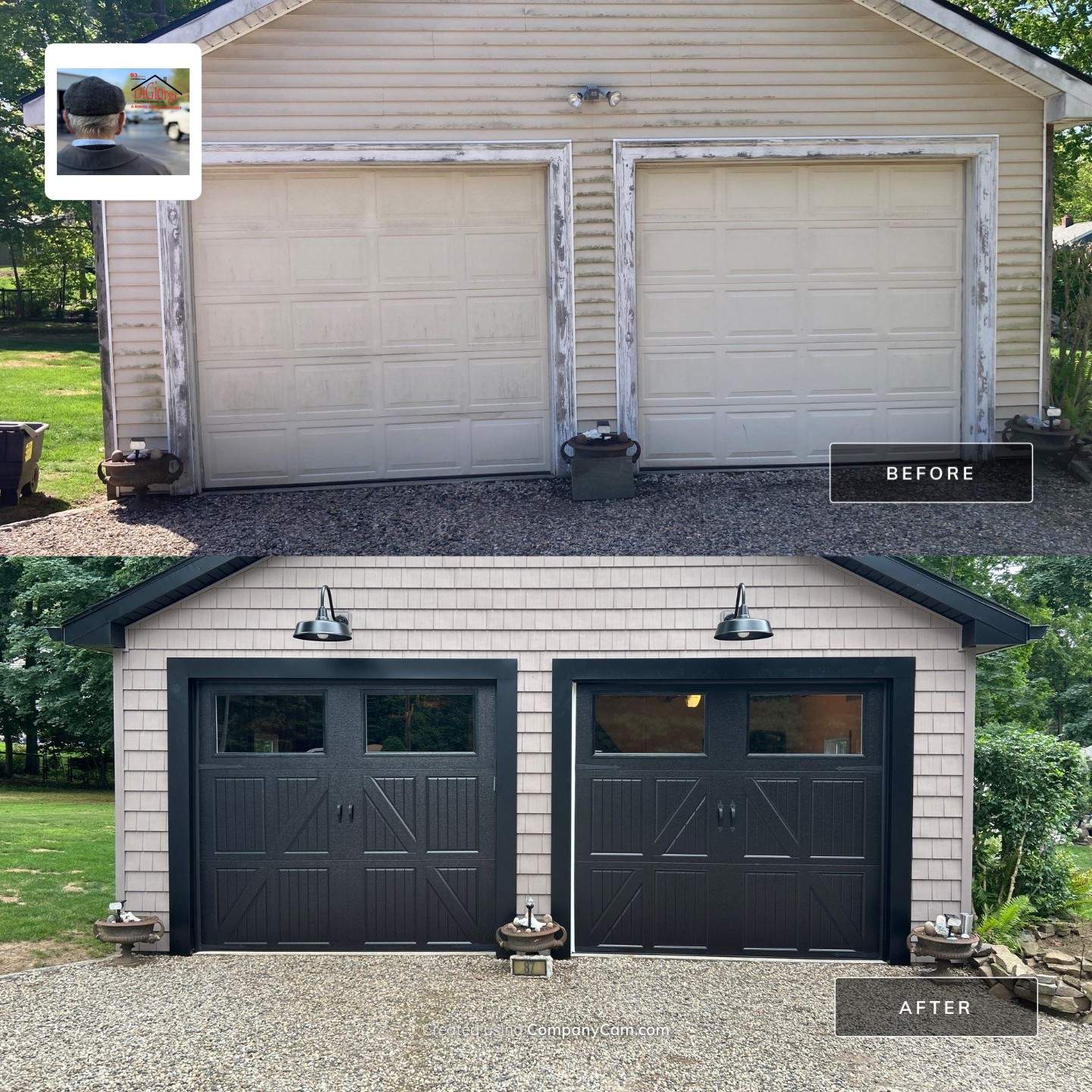 Garage Door Installation using Amarr Garage Doors by DiGiorgi Roofing and Siding Inc