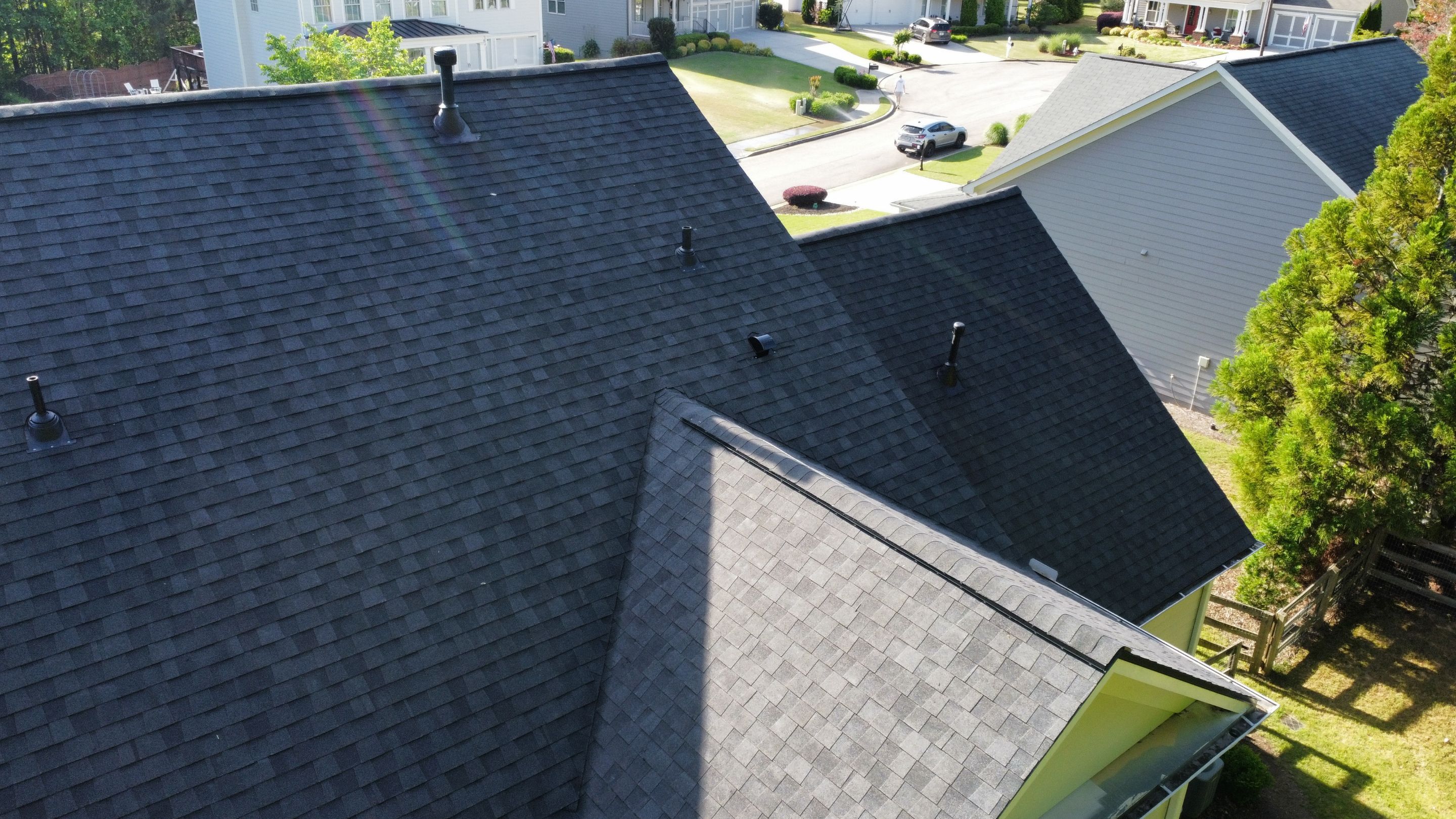Canton, GA Roof Replacement CertainTeed Landmark Charcoal Black by Reset Roofing