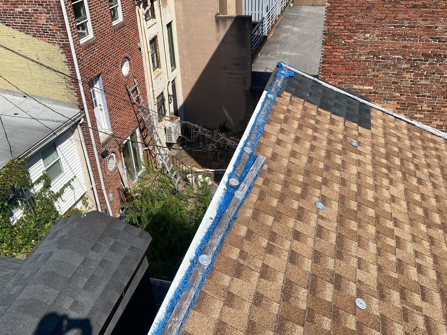 Residential Roofing Installation using Landmark Shingles by Alpha Design Services