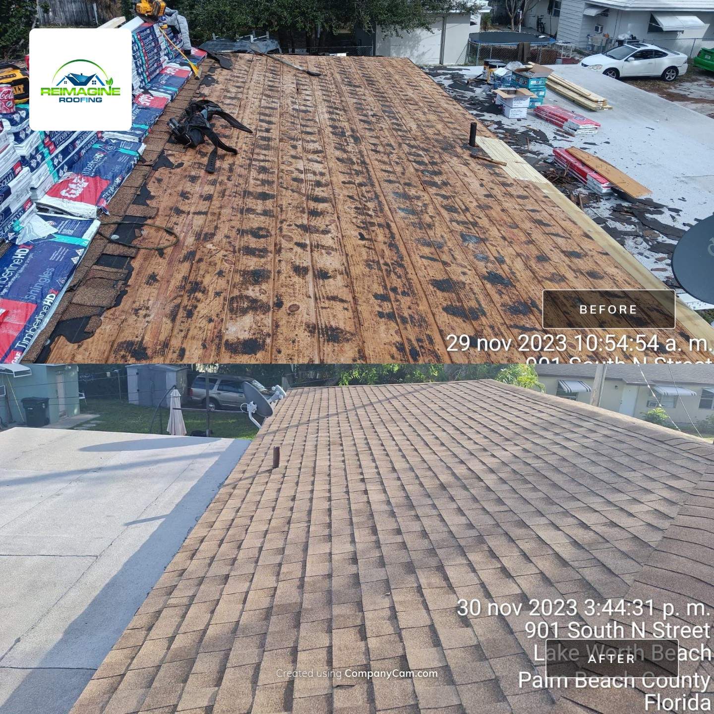 Taupe Shingles by Reimagine Roofing