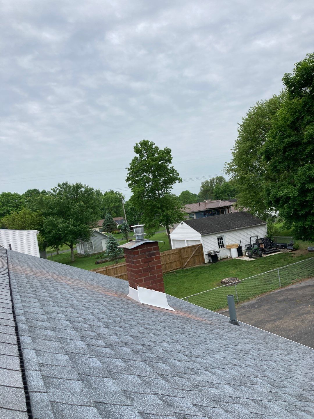 Residential Roofing Installation using GAF Timberline HDZ by Rainstoppers Roofing