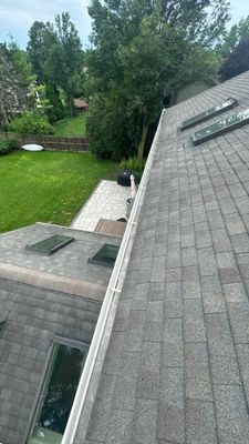 Turtle Shell gutter protection installation in Naperville, IL 60540, photograph 11