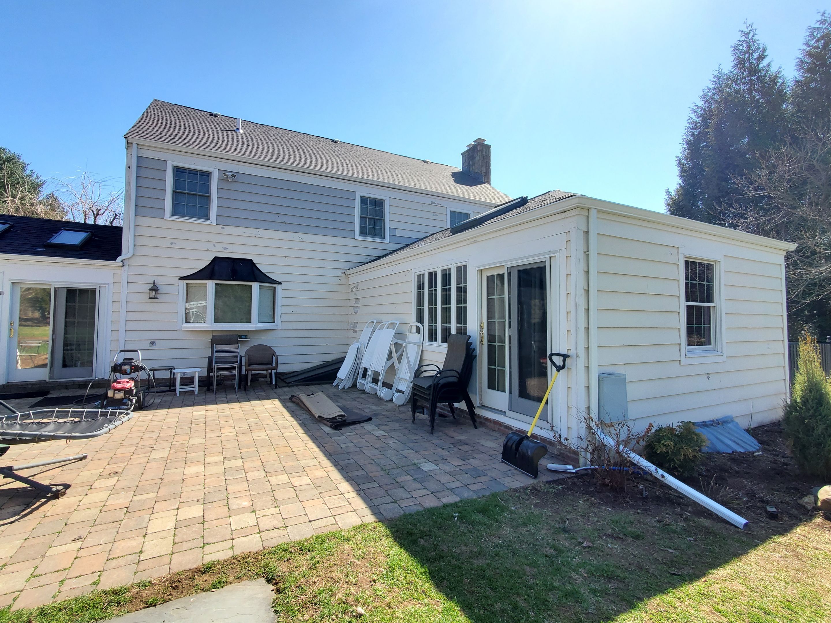 Siding Installation using Hardie Plank Artic white by A Plus Exterior