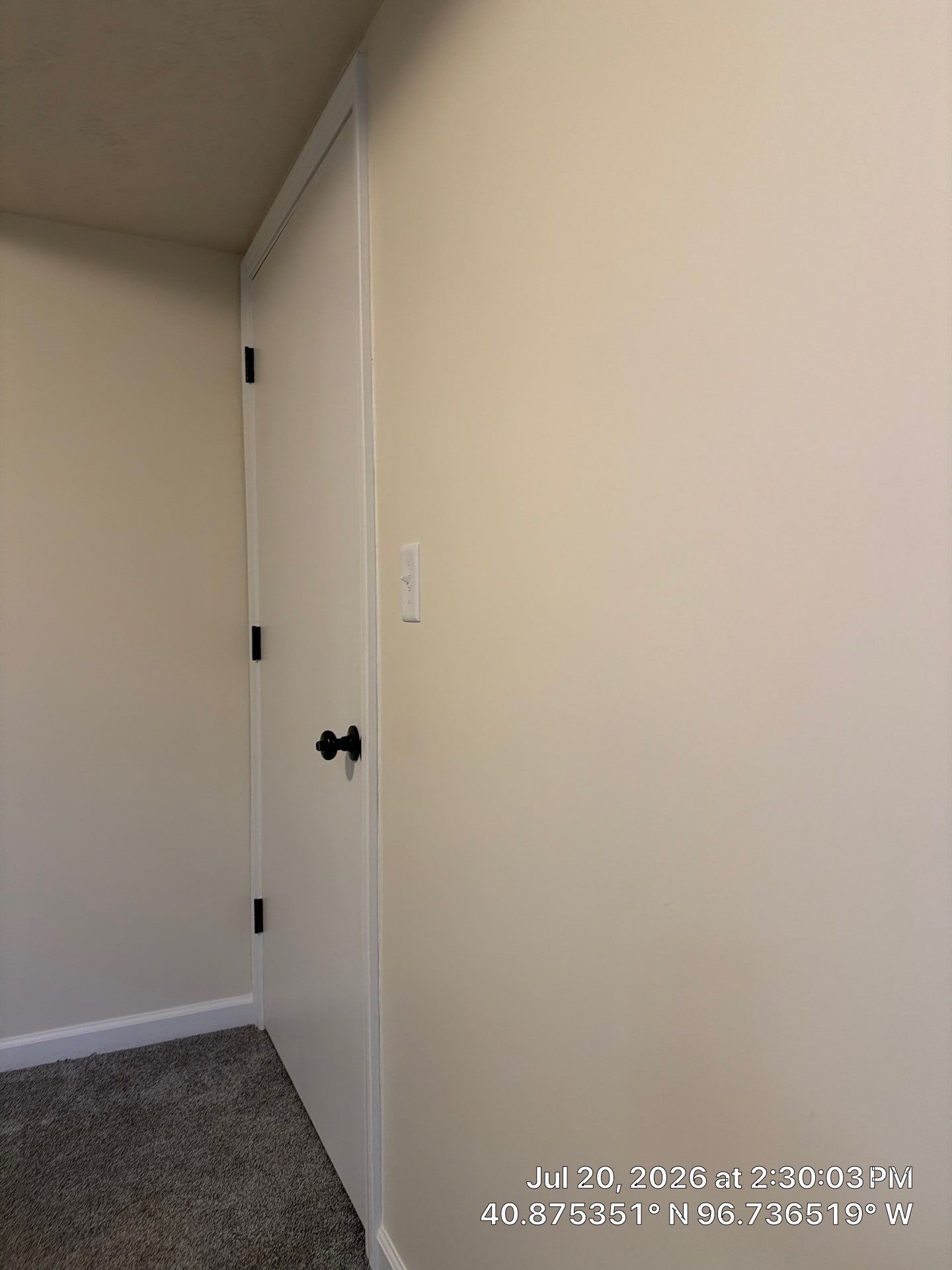 Interior Door and Trim Installation for Lincoln Basement Renovation by CompanyCam Sales Demo