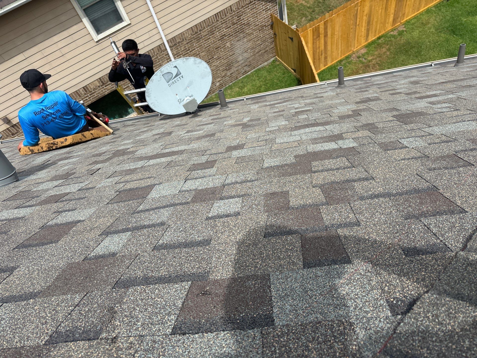 Residential Roofing Installation using Owen's Corning Duration (Lifetime) Shingles by Roof Repair Company