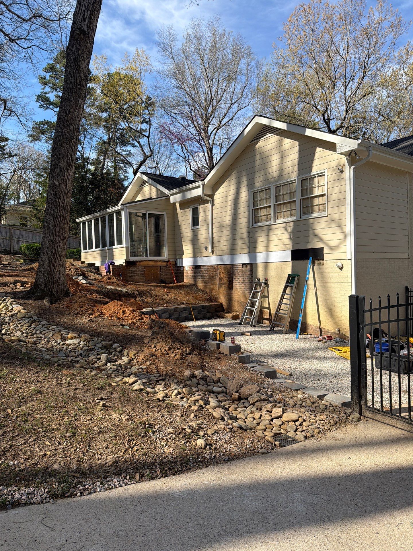 New Deck Construction & Site Improvements by Billy Weatherspoon Contractor