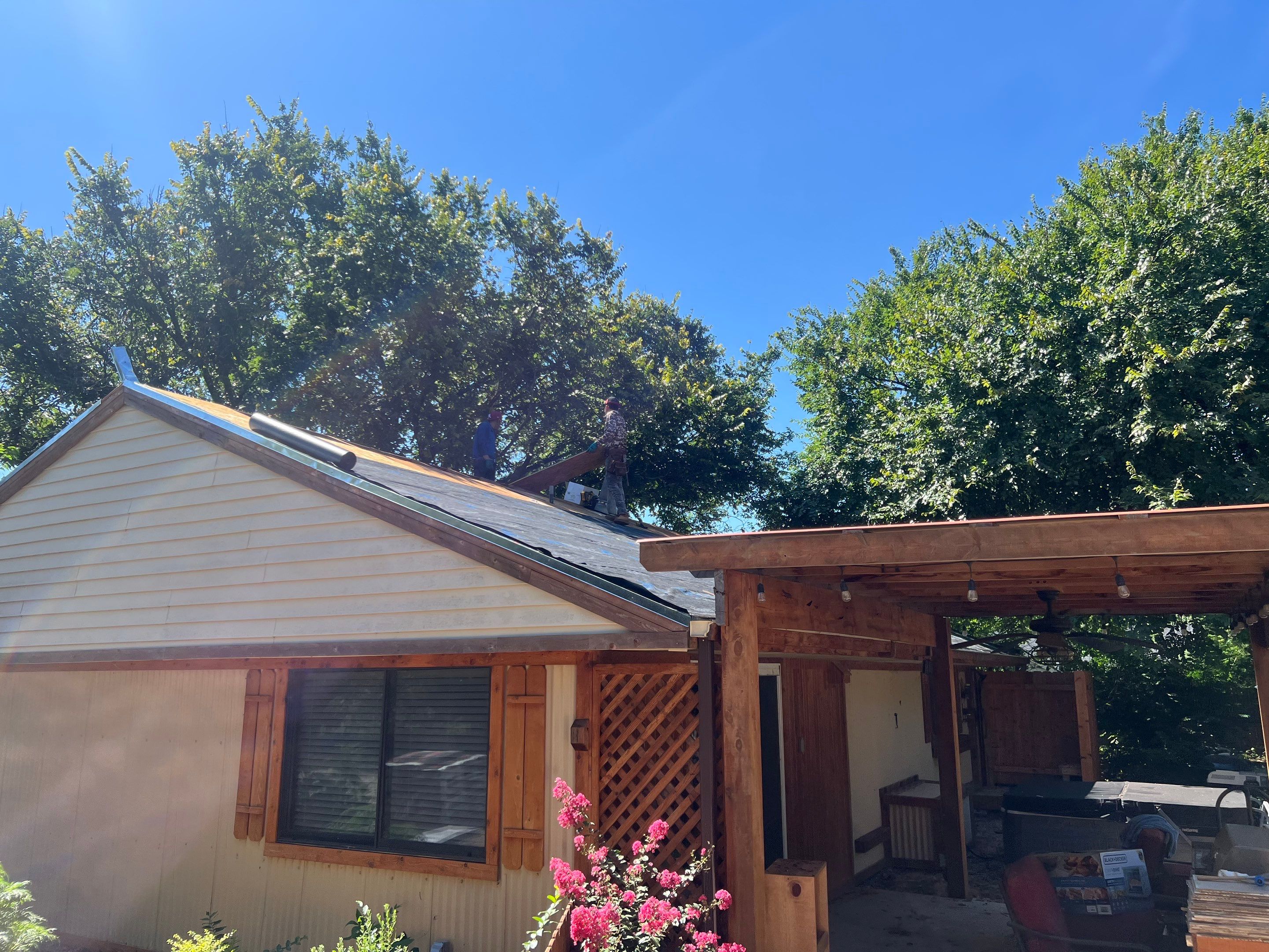 Project in Granbury by Lonestar Roofing and Restoration LLC.