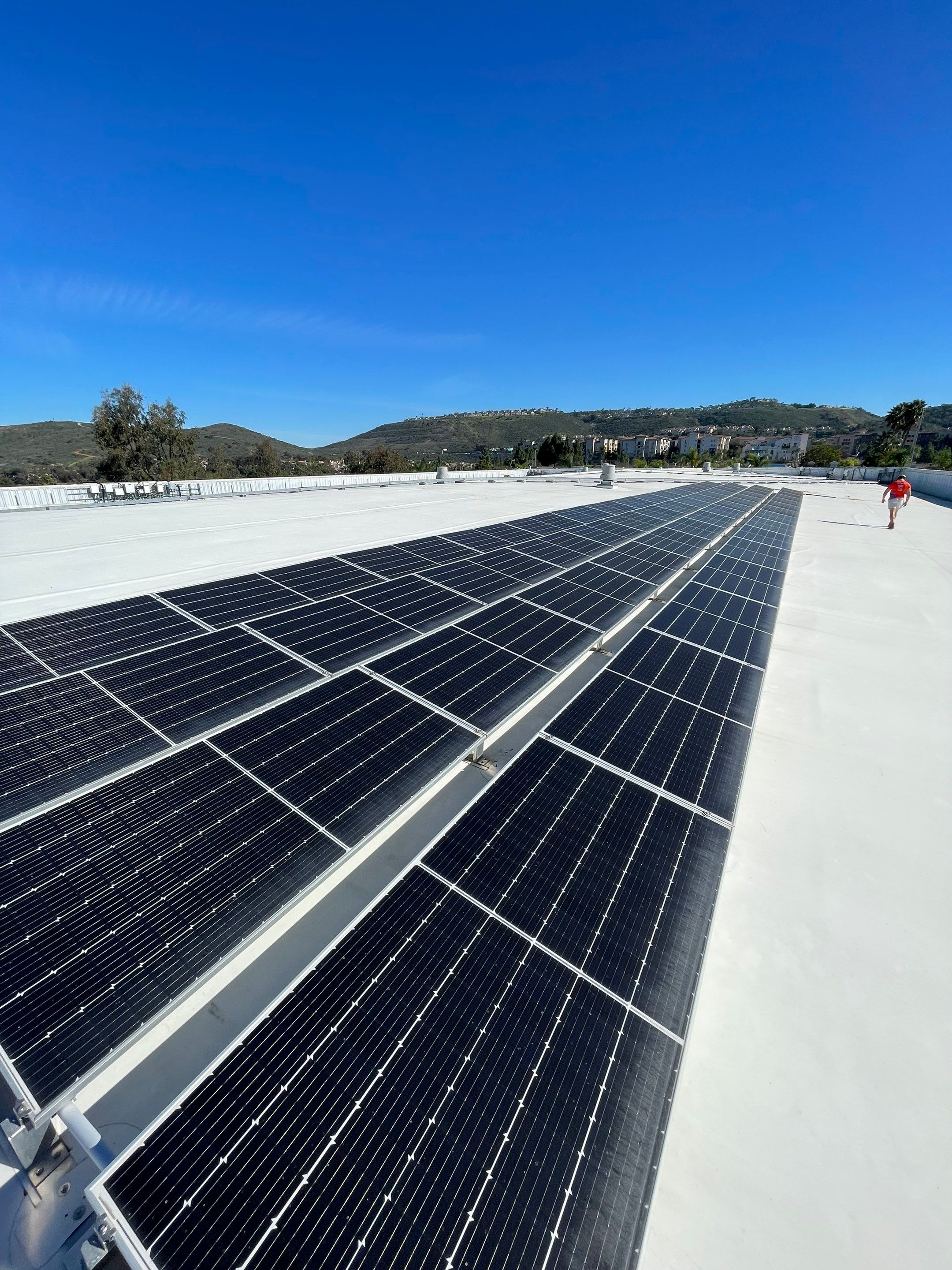 Commercial Solar Panel Cleaning by Palm Coast Solar Cleaning