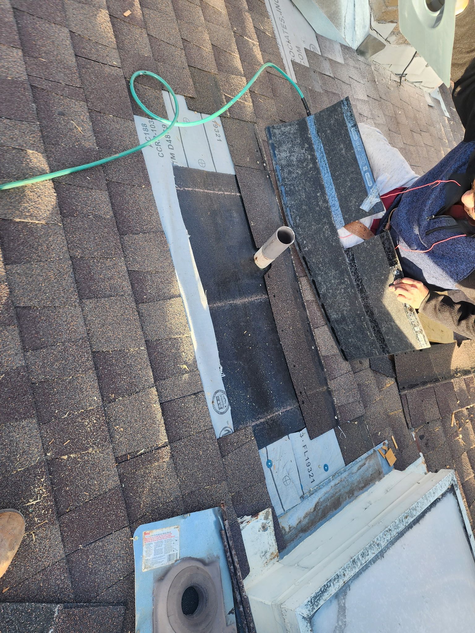 Structural and roof repairs with custom metal work by REPS Austin Area Roofer