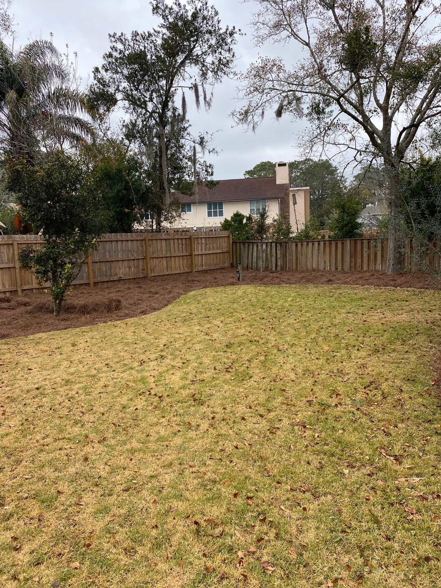 Deerwood Resident | Pine Straw Install by ProGreen Services