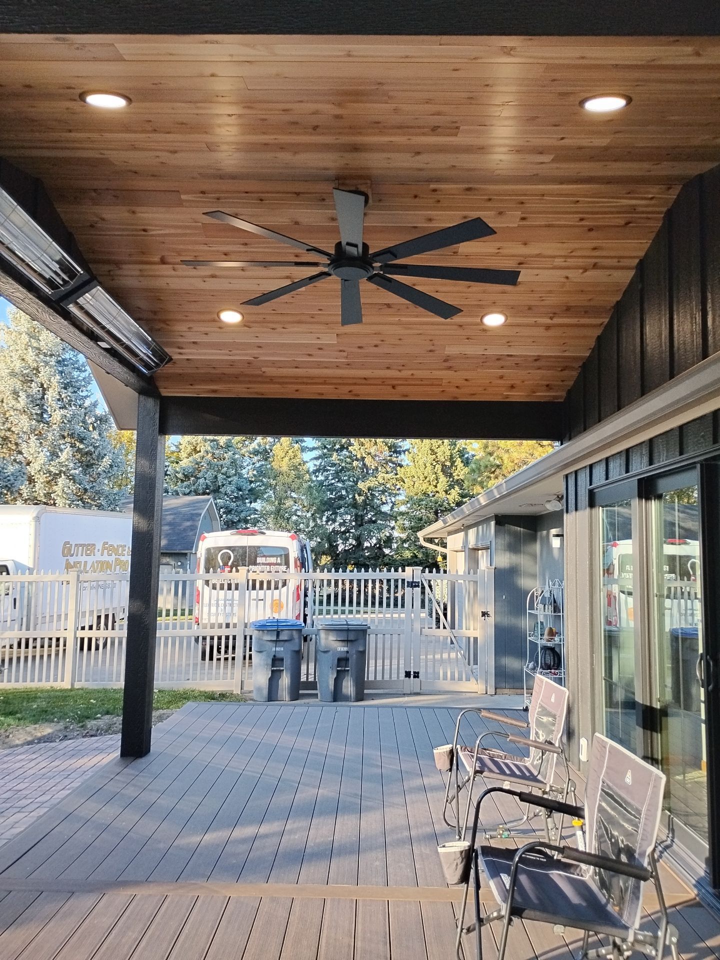Back Patio Upgrade by Abe Electric 