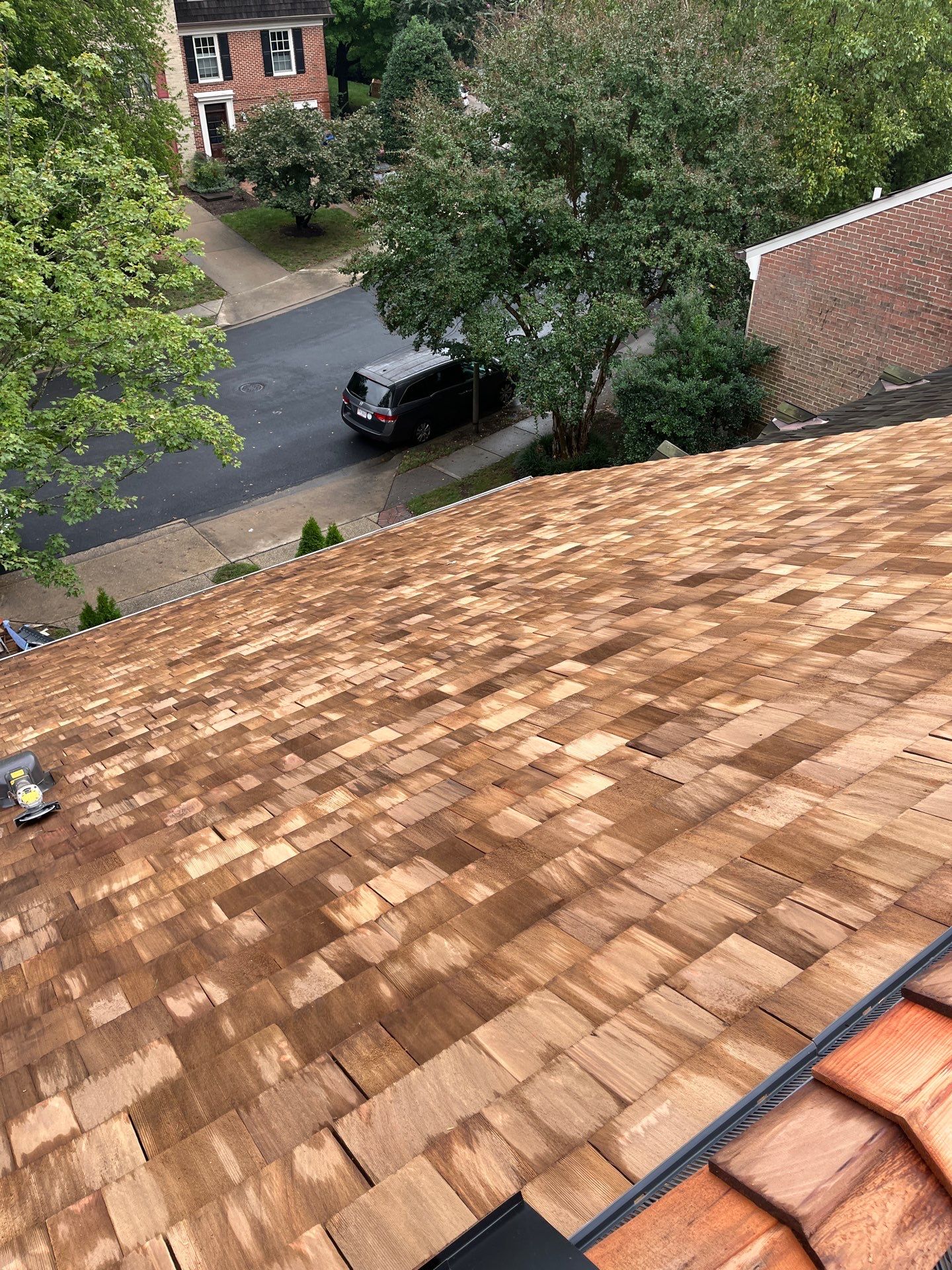 Arlington: Residential Roof Replacement with Perfection CCA-Treated Cedar Shakes by RM Banning, Inc.