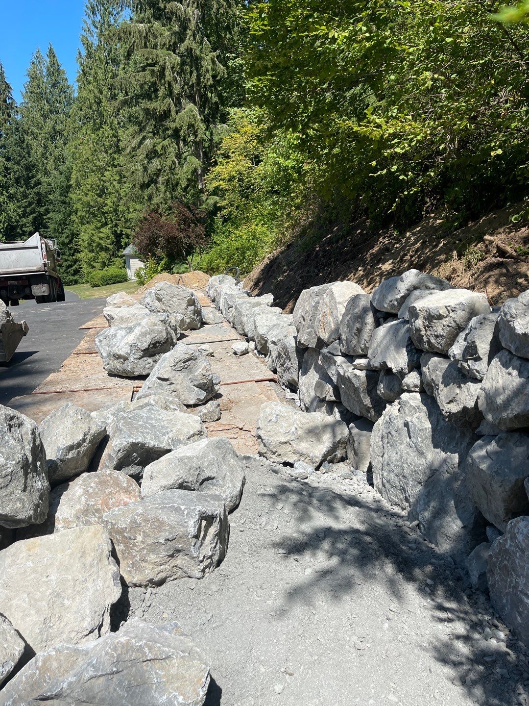 Jim | Rockery Wall, Landscaping, Road Repair & Sealcoating by Jireh Asphalt & Concrete Inc 