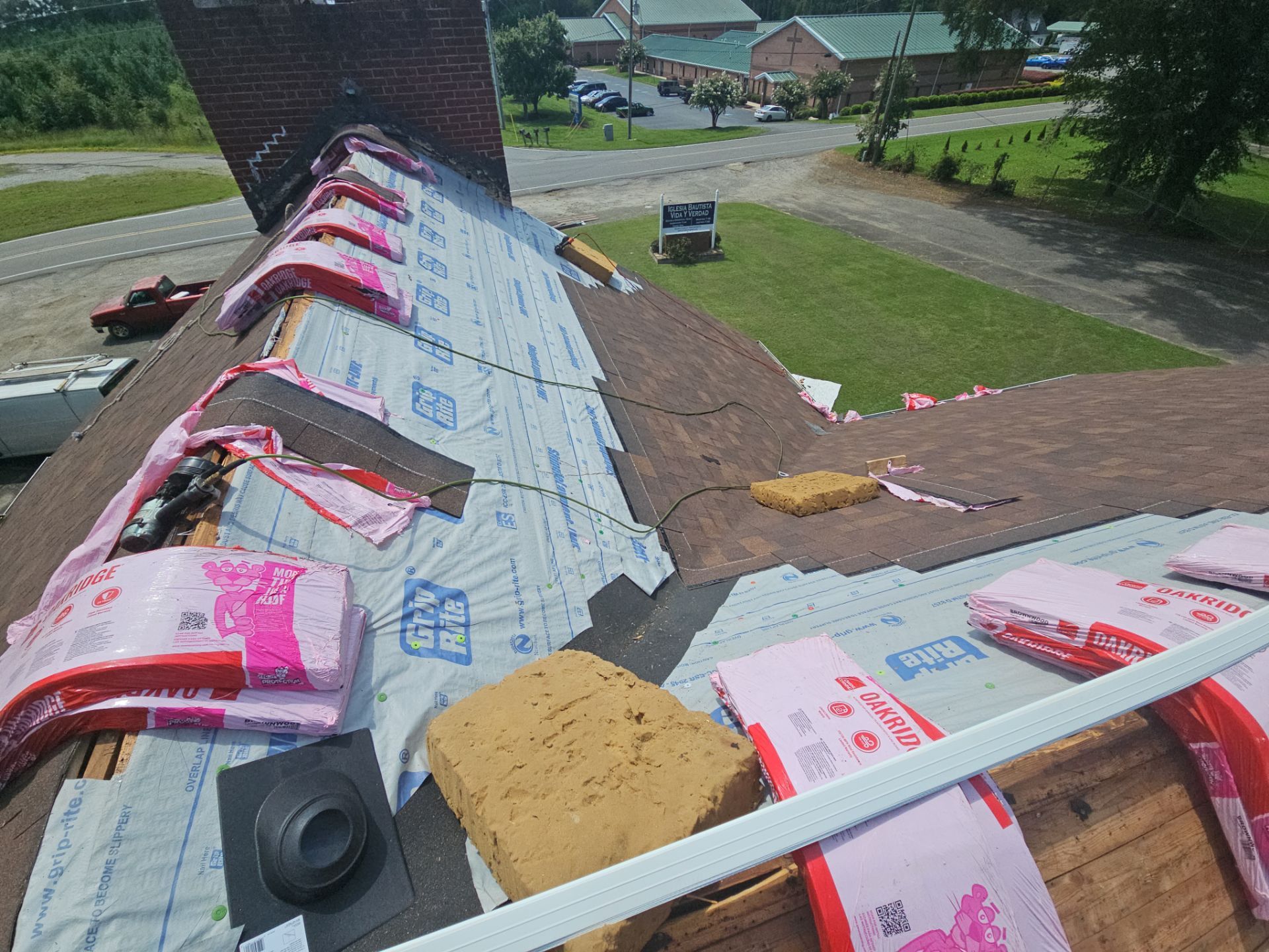 Church roof by BROCK BUILDERS