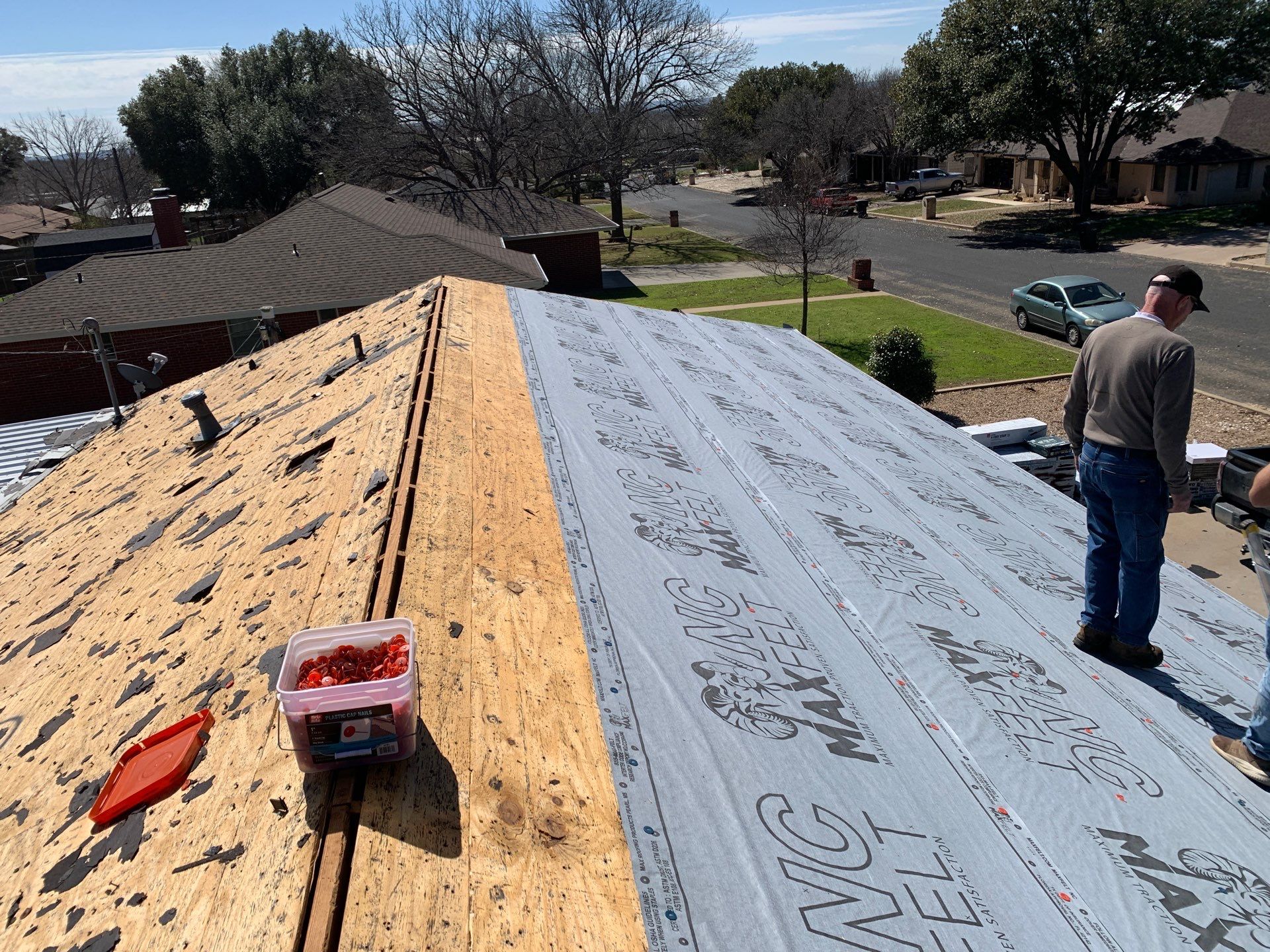Full Residential Roofing Replacement and Decking Restoration in Fredericksburg by Caliber Restoration LLC