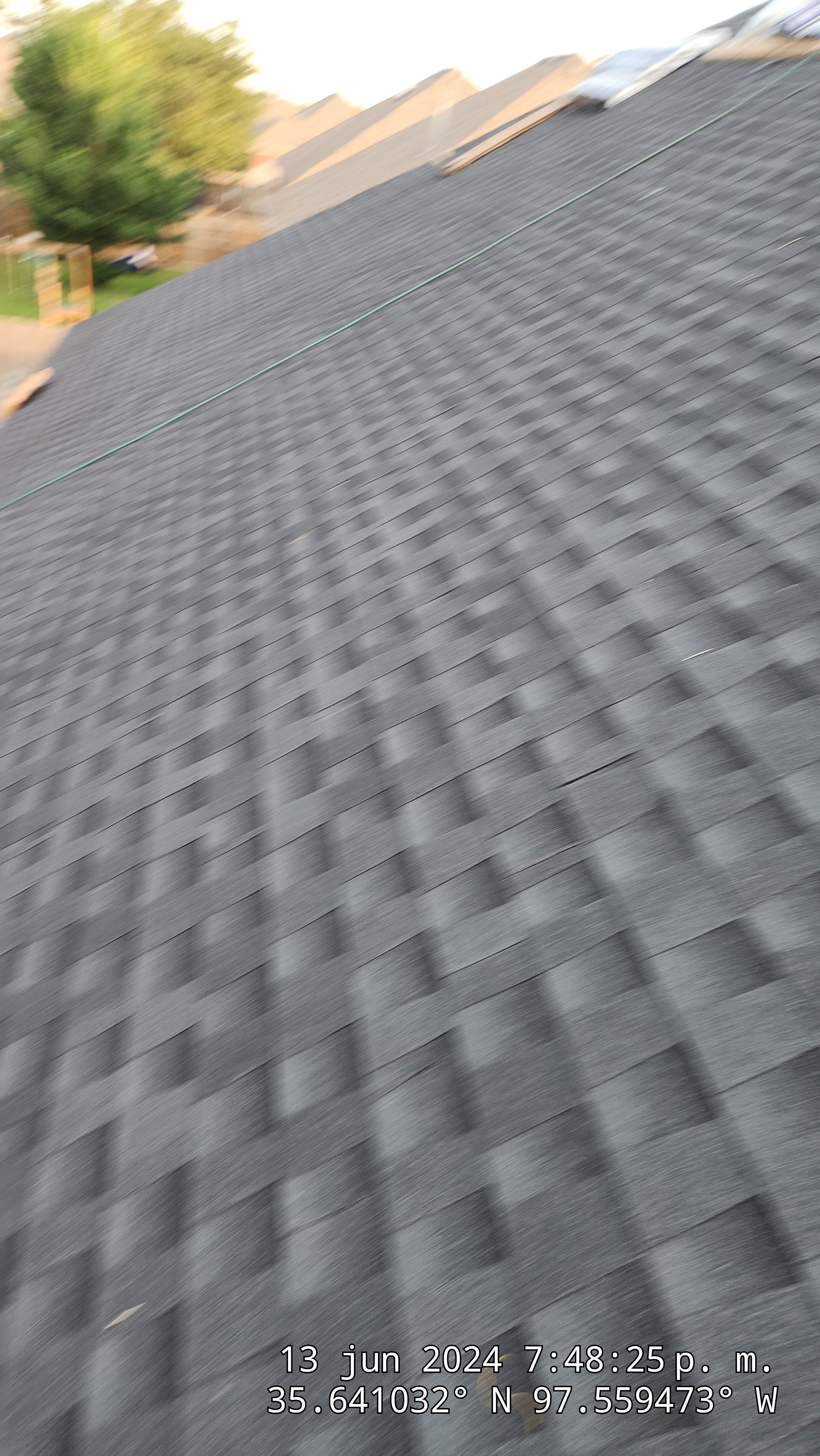 Reroof using GAF HDZ in Charcoal by Castillo Roofing