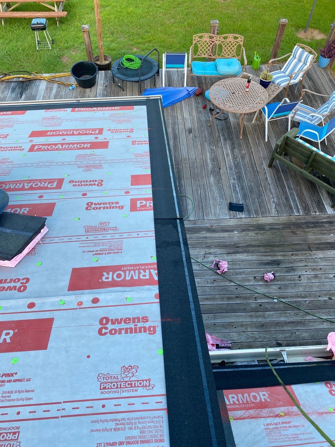 Commercial Roofing Installation using Roof Replacement by American Roofing & Construction LLC