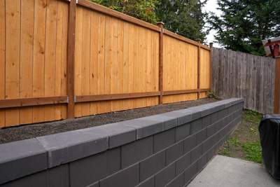 Jireh Outdoor Projects | Retaining Wall & Fence Build
