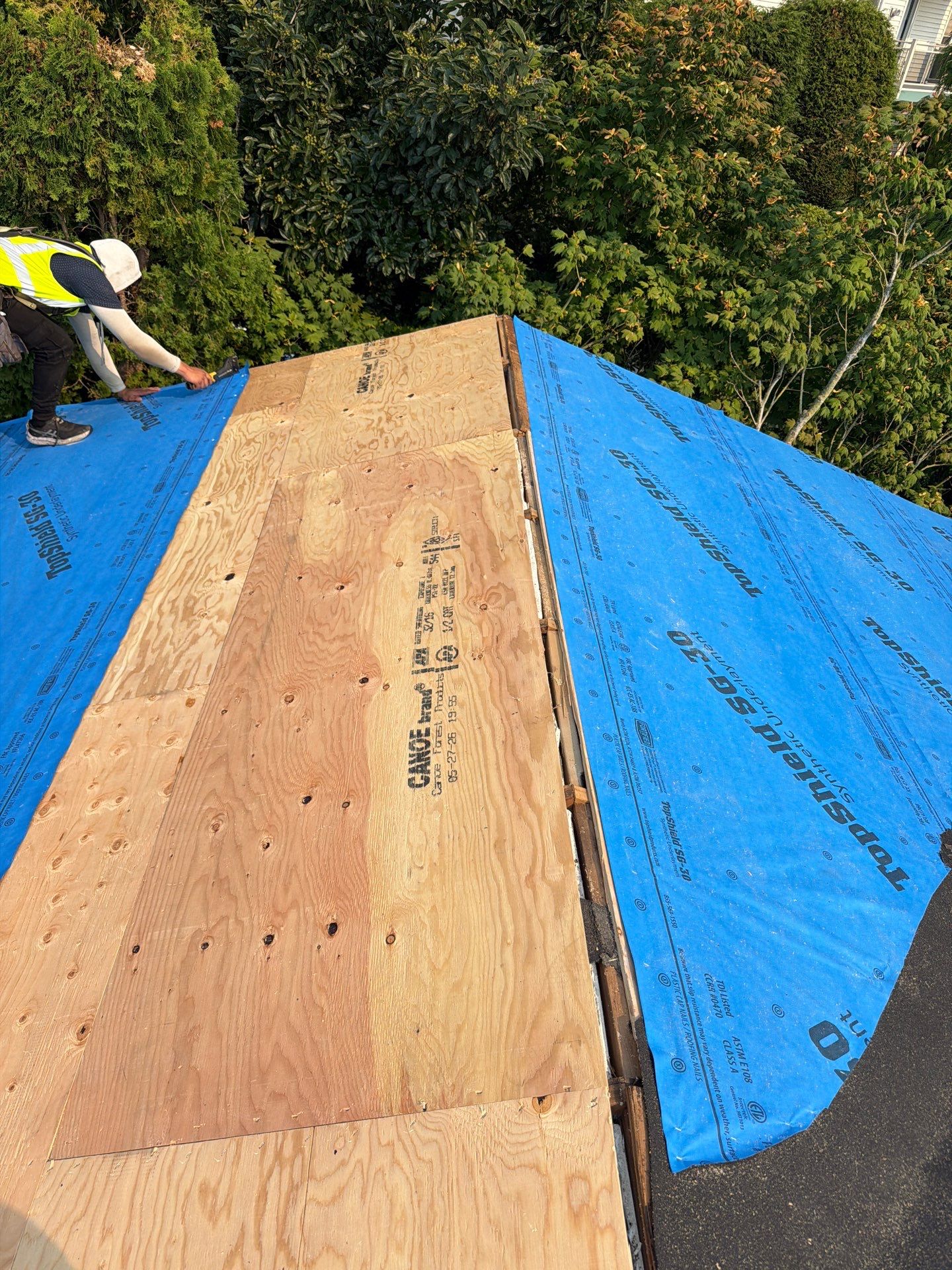 Residential Roofing Installation using GAF HDZ Shingles by Roofing Formula LLC