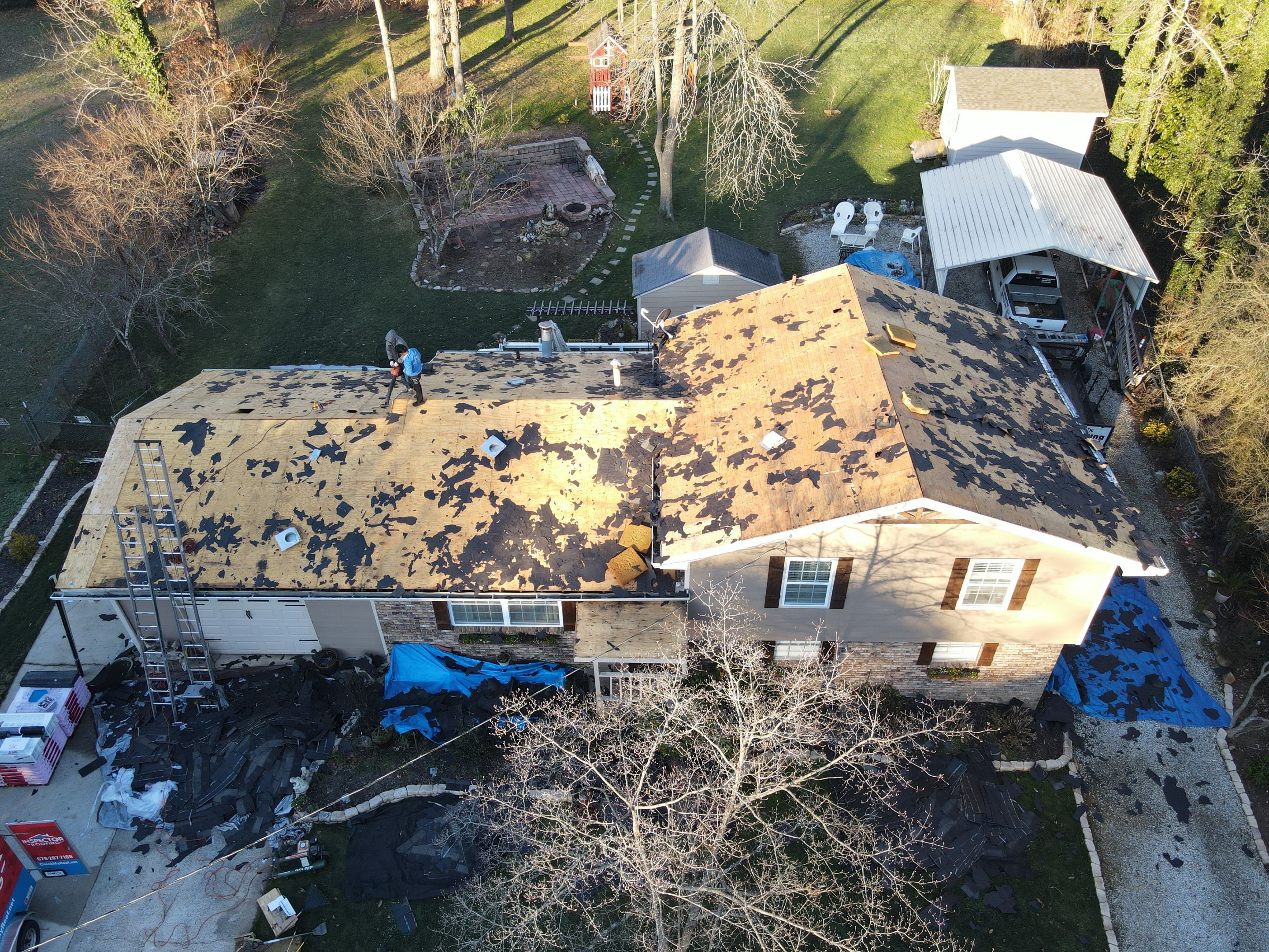 Residential Roofing Installation using Owens Corning by Inspector Roofing and Restoration