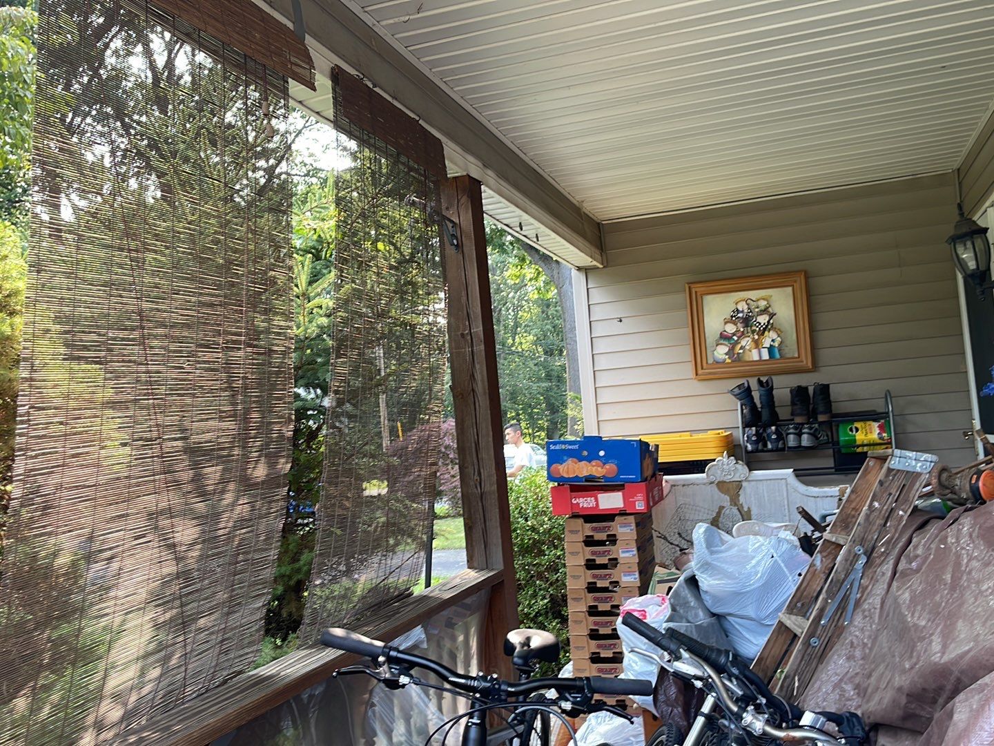 Gutter Installation using 5k White gutters by A Plus Exterior