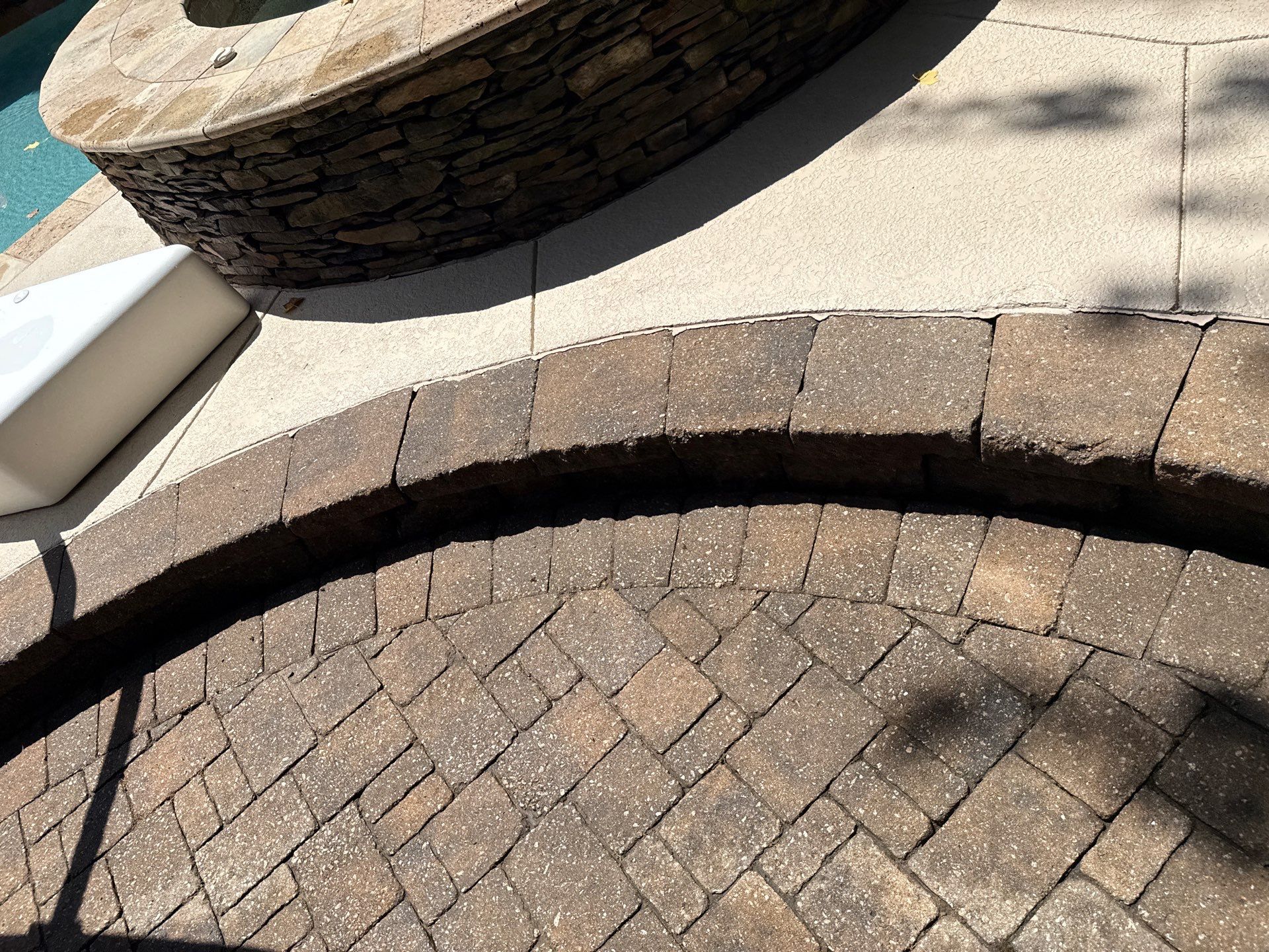Pool Pavers using Concrete Sealant by DuraSeal