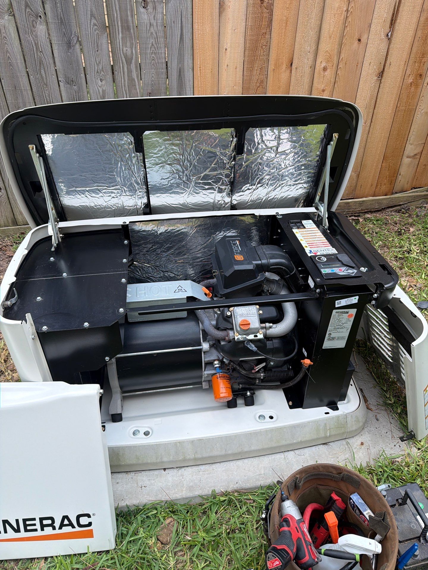 Generac Standby Generator Maintenance and System Testing in Willis, TX by GenTex Elite Services