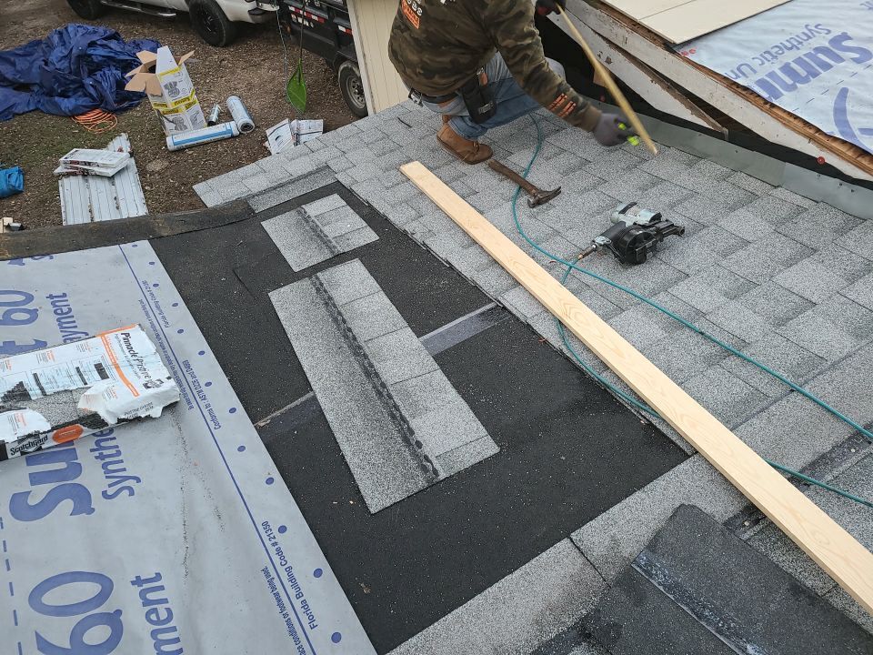 Residential Roofing Installation using ATLAS Pinnacle Pristine Shingles by Harvey Roofing & Construction