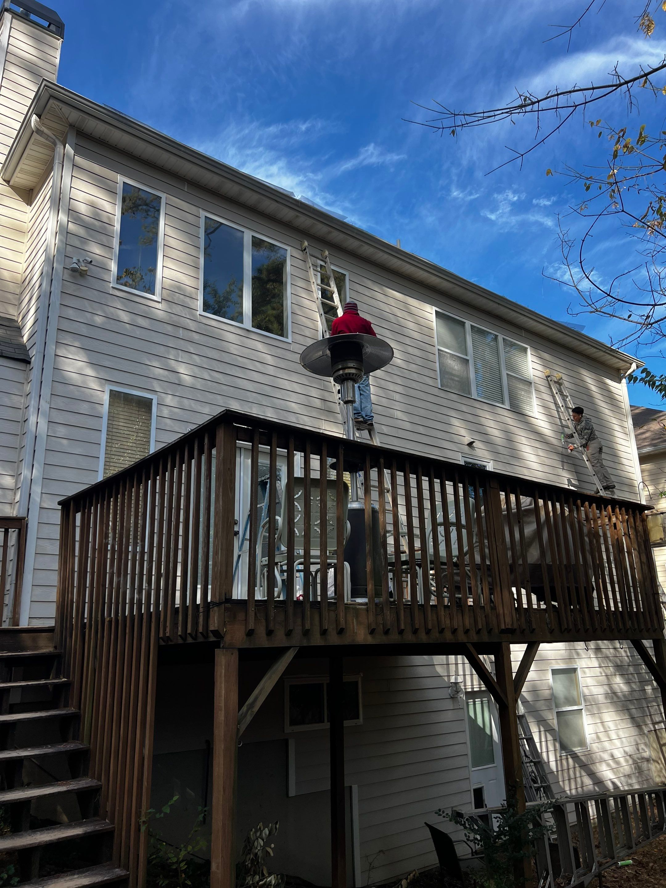 Exterior Painting and Trim Refresh for Atlanta Two-Story Home by Swift Home Renovations