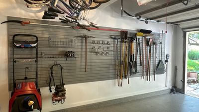 Steven S. upgraded his garage with amazing new cabinets