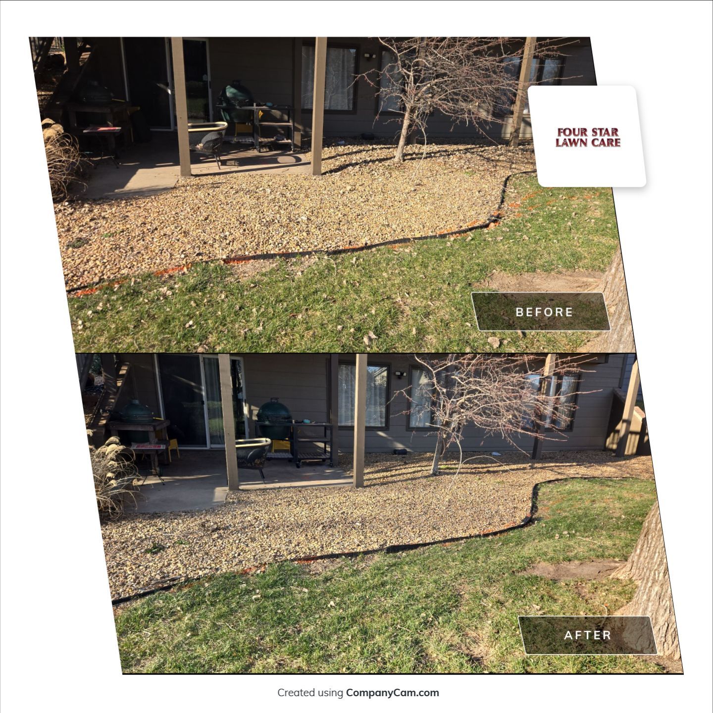 Project in Wichita by Four Star Lawn Care