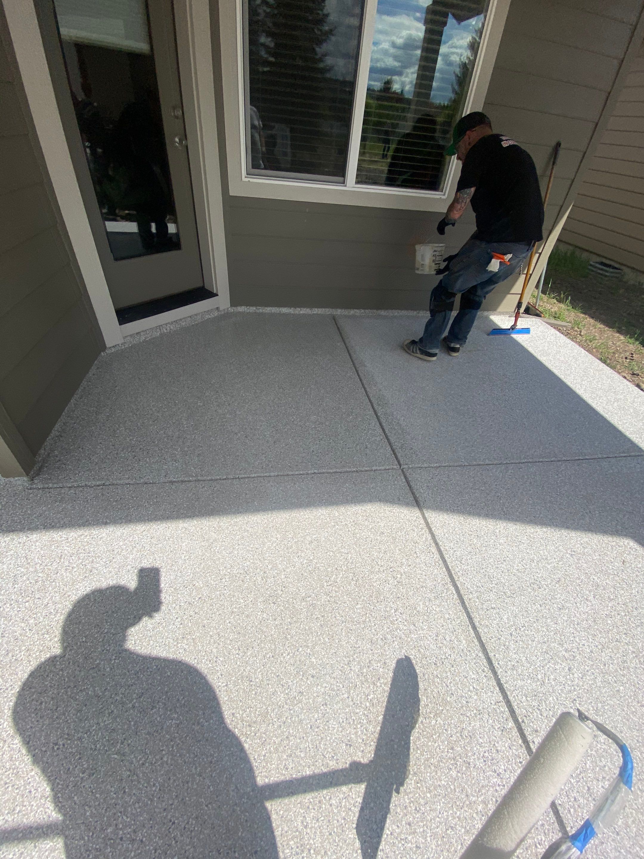 Patio and Walkway using Mt Everest by Croc Coatings, LLC