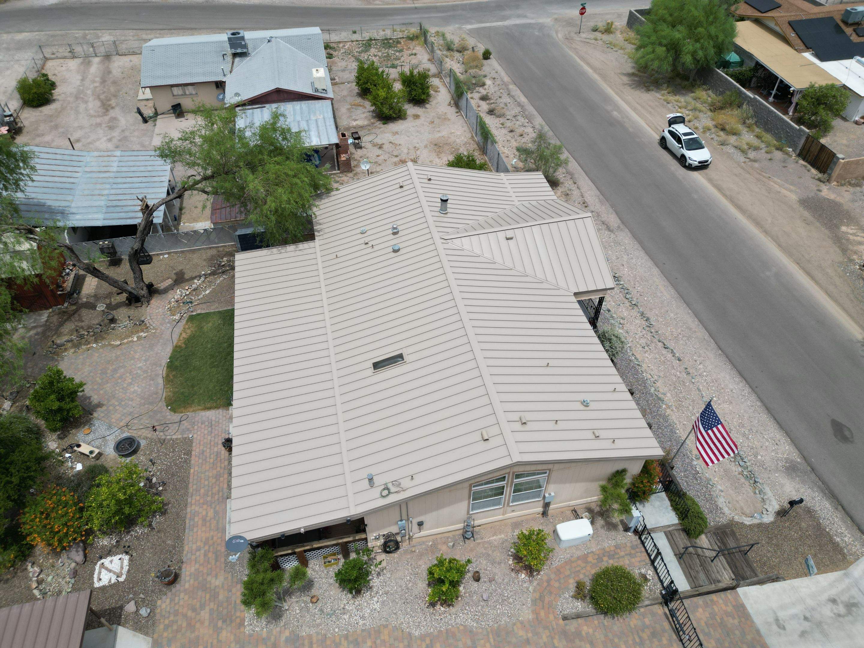Champagne Standing Seam by Reimagine Roofing