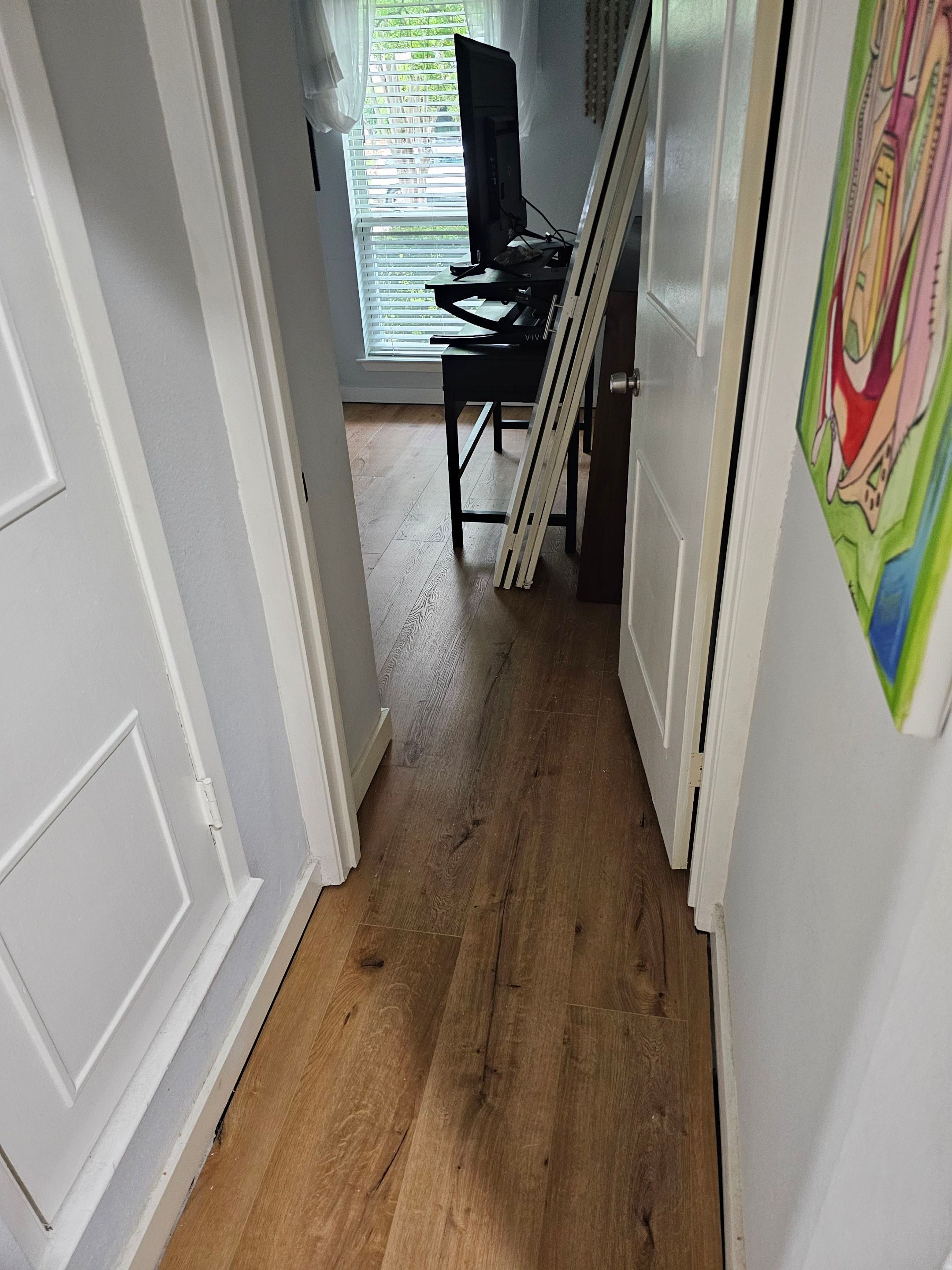 Laminate floor & fence by EL-GC LLC 