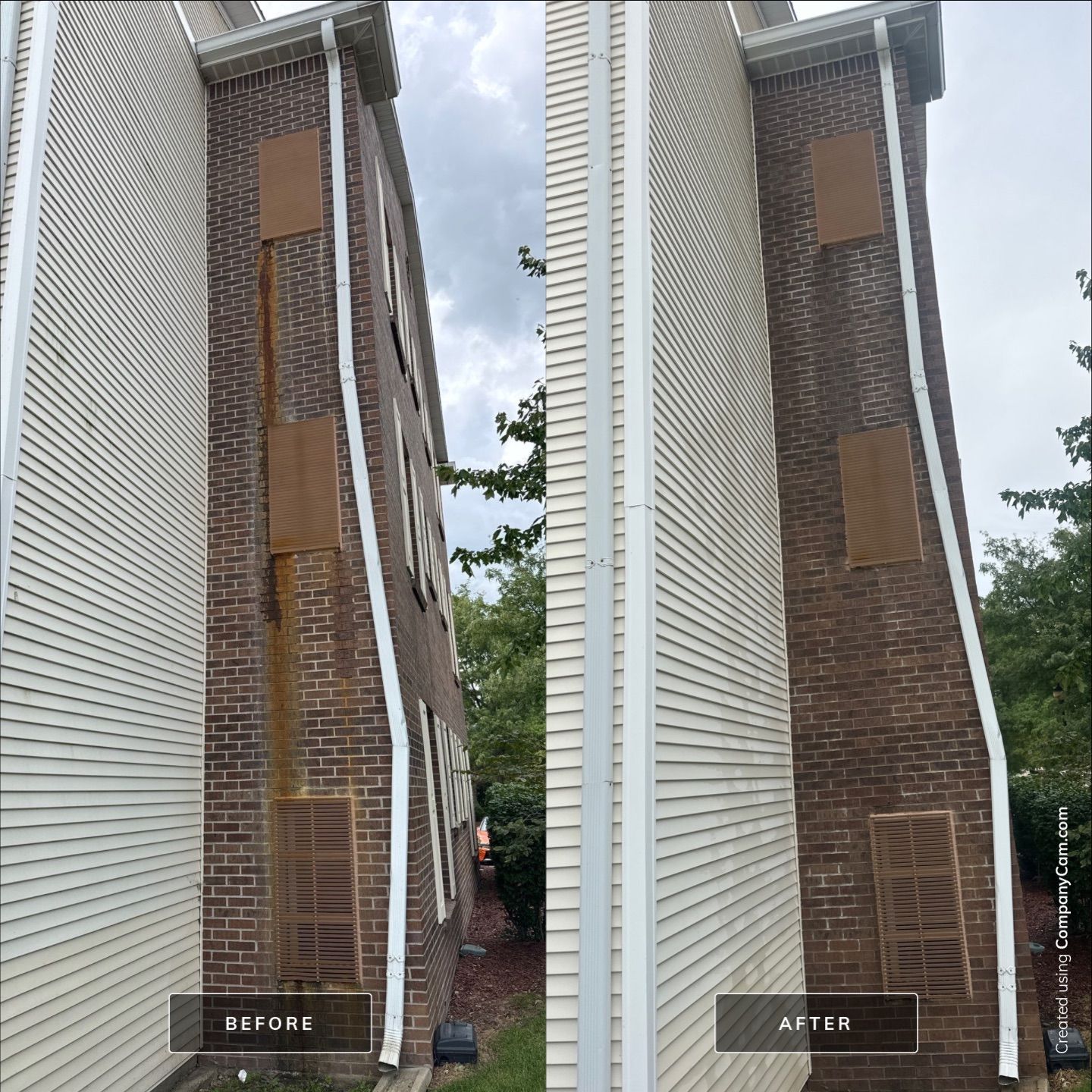 Extended Stay America West Dundee Building Wash by Simmons Power & Soft Washing