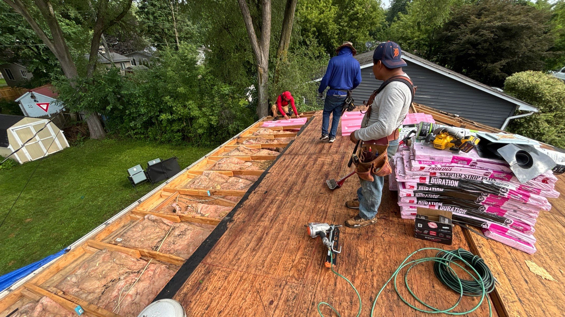 Roof Replacement using Owens Corning Slatestone Gray by 180 Contractors
