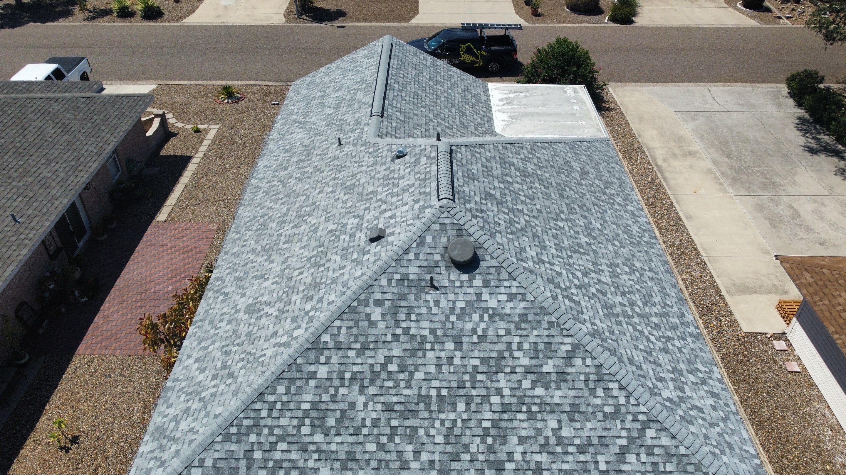 Mission Roof Project  by Bison Roofing  