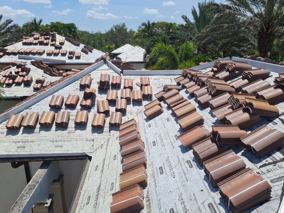 Residential Roofing Installation using Eagle Roofing Tile by BLUES BROTHERS ROOFING