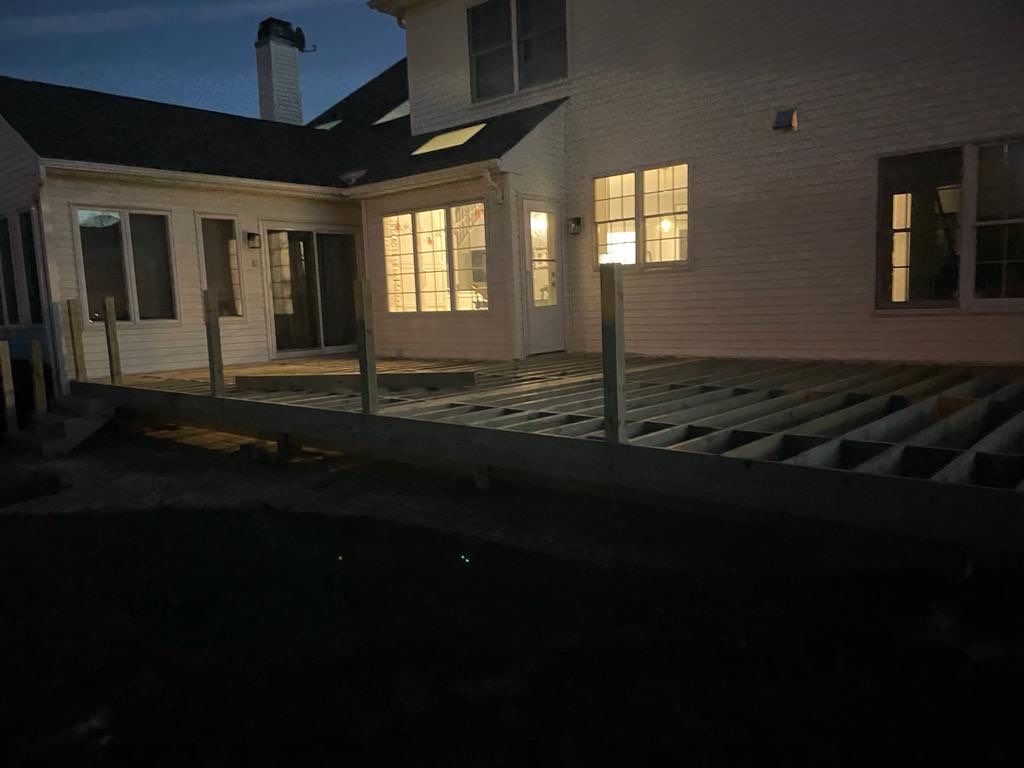 New deck With Porch  by deck guardian