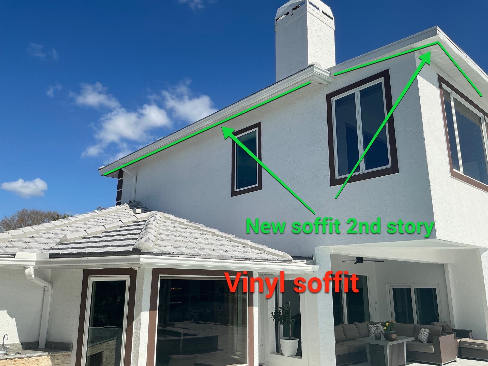 Repainting and Upgrading Gutters in Sarasota FL by Gutter Professors