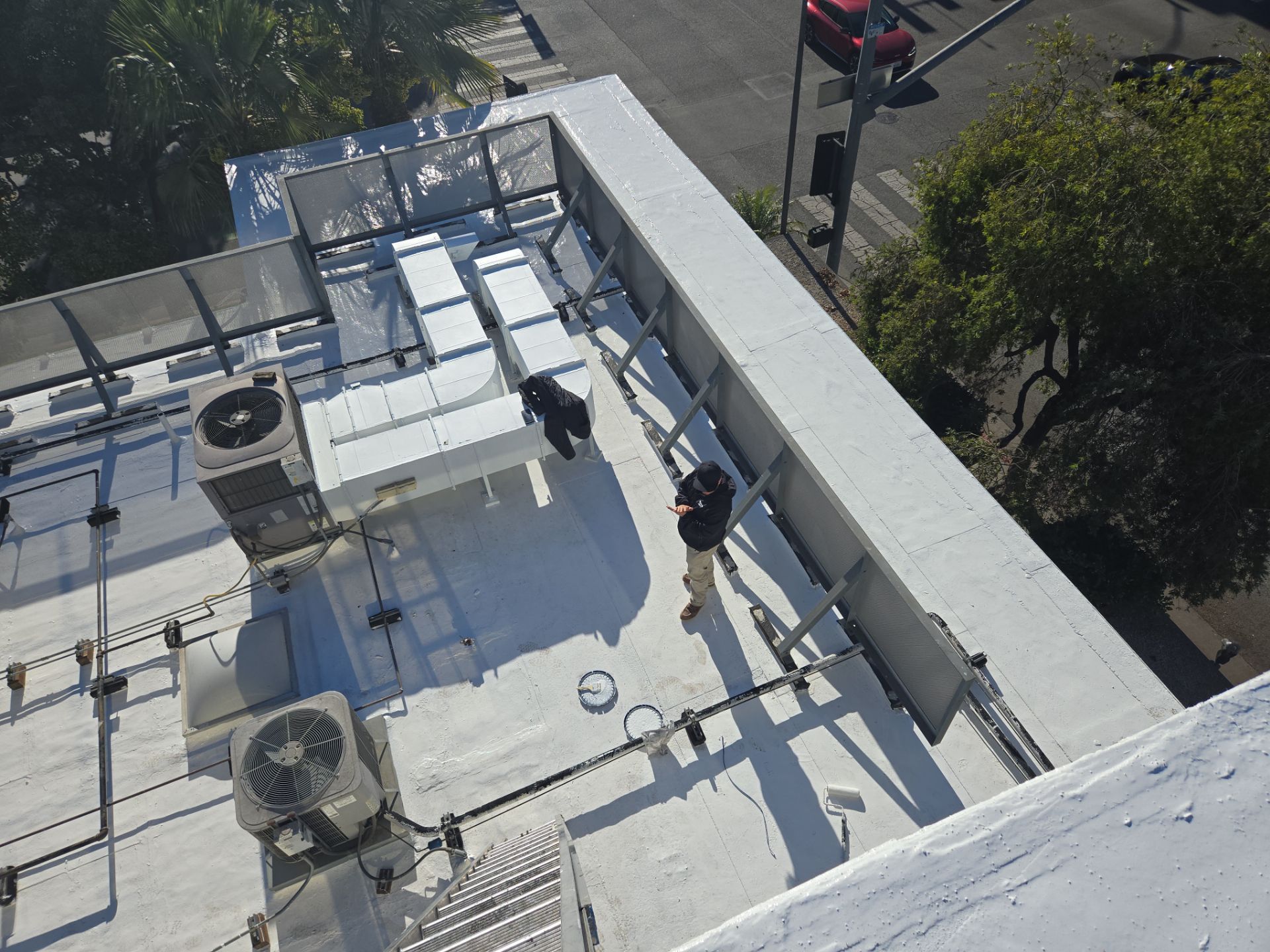 Pre-school in Santa Monica - Waterproofed with ASC Silicone Membrane System by Hull Brothers Roofing