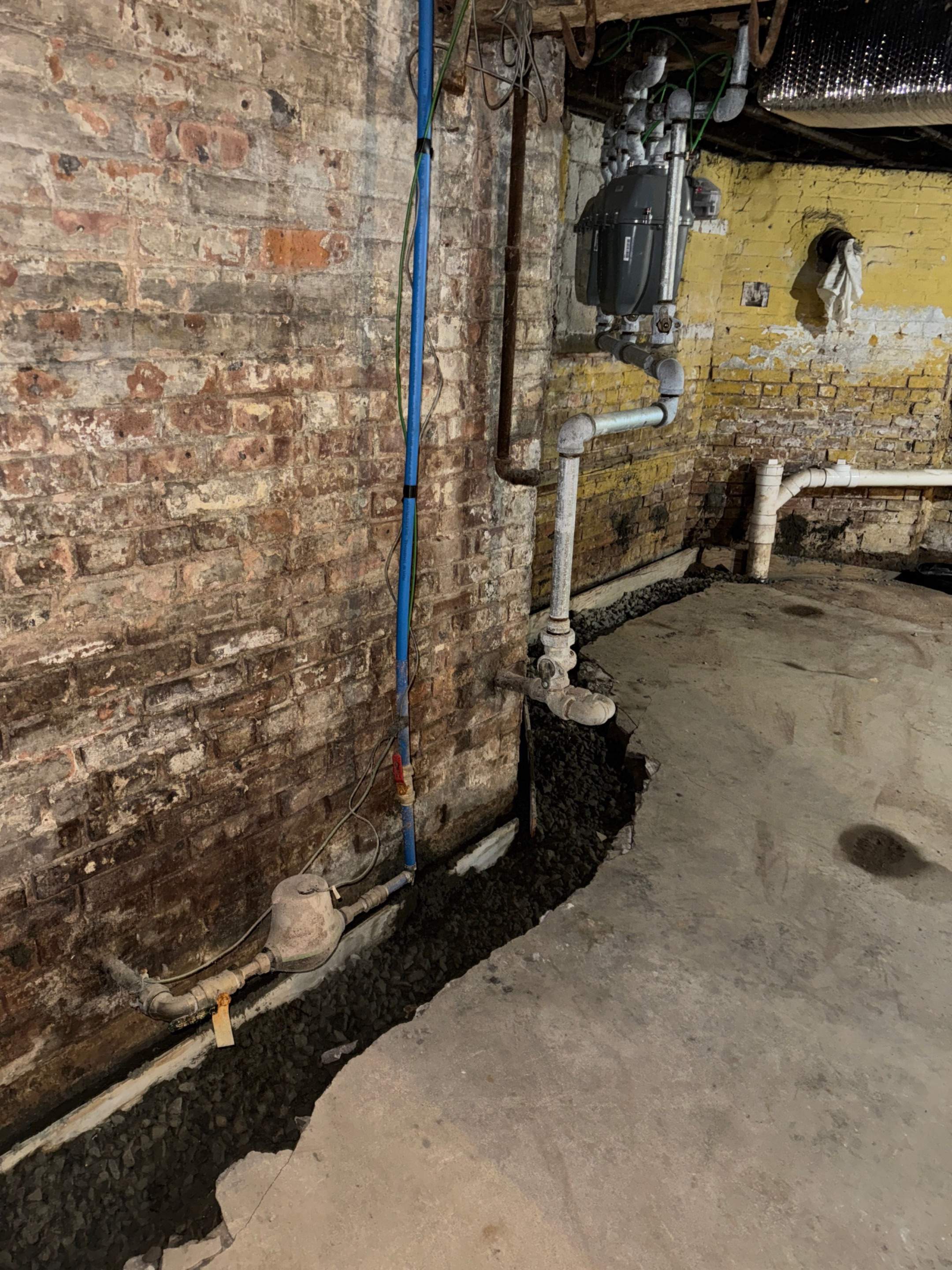 Interior French Drain & Wall Vapor Barrier in Newark, NJ  by Pure Service Pro, LLC 
